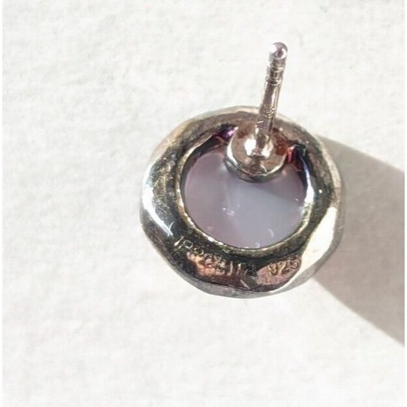 Ippolita Earrings Sterling Silver Wonderland Lollipop Studs Grape MSRP $275 - Picture 9 of 11